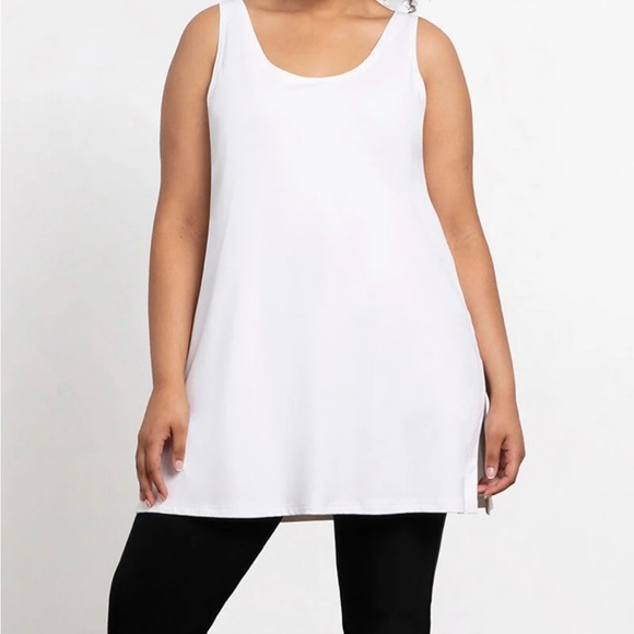 Simpli Black Tunic Top Size 4 - Picture 9 of 14